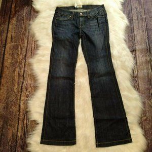 Antik Denim Medium Wash Embroidered Studded Pocket Bootcut Jeans Womens 31